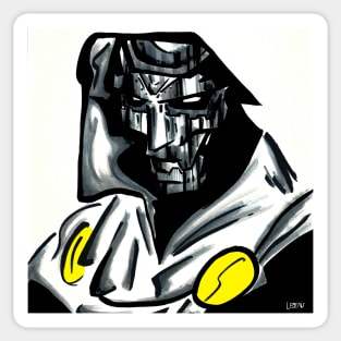 the beyonder doctor doom in secret wars Sticker